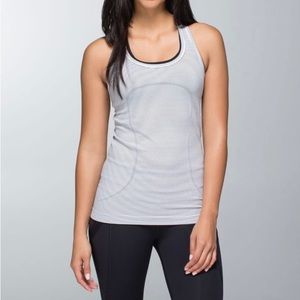 Lululemon Run: Swiftly Tech Racerback *Stripe
White